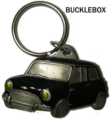 Mini Keyring (side view) - Black