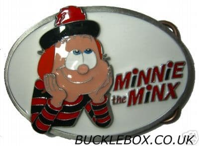 MINNIIE the MINX Belt Buckle + display stand