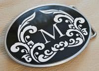 Monogram Personalised Belt Buckle. Code A0266