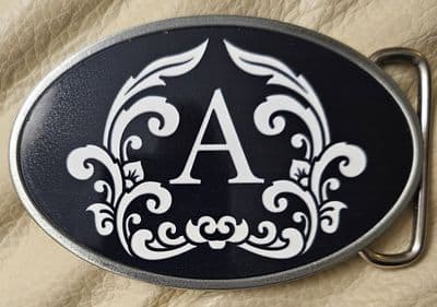 Monogram Personalised Belt Buckle. Code A0266