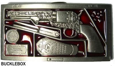Navy Colt Gun Pistol Belt Buckle. Code BB3