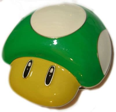 Nintendo Mushroom Belt Buckle with display stand - Officially Licensed