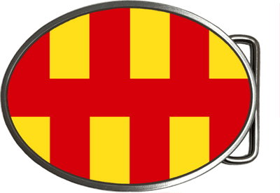 Northumberland Flag Belt Buckle. code: A0260