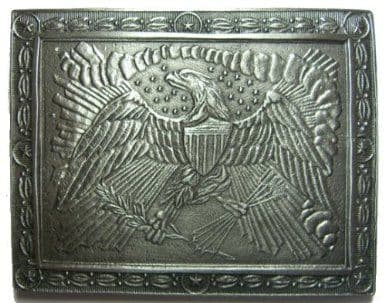 Officers Eagle Plate Belt Buckle. Code ZG4