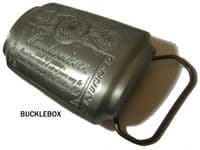 Officially Licensed Budweiser Can Belt Buckle + display stand