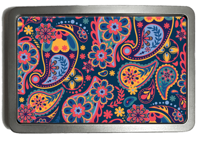 Paisley Pattern Belt Buckle. A0199