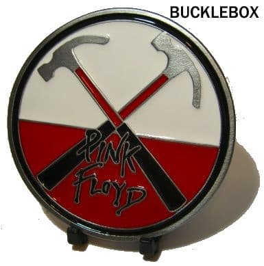 PINK FLOYD the wall Belt Buckle Made in USA display stand