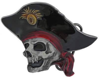Pirate Skull Belt Buckle. Code DD6