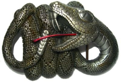 Rattle Snake (cut out) Belt Buckle