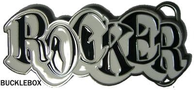 ROCKER Belt Buckle + display stand
