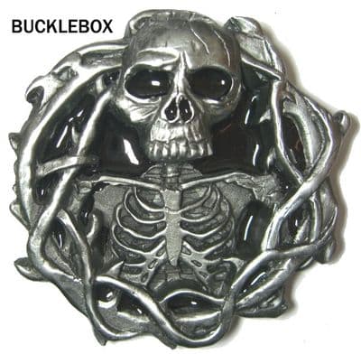 Skull & Bones - Heavy Belt Buckle. Code AO6