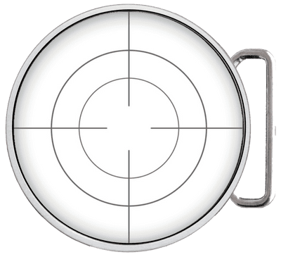 Sniper Scope Crosshairs Belt Buckle. code: A0276