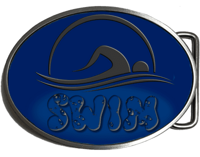 Swim, Swimmer, Swimming Belt buckle Code:A0124