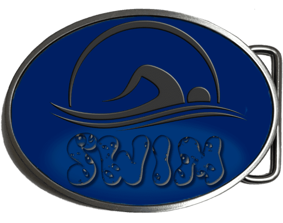 Swim, Swimmer, Swimming Belt buckle Code:A0124