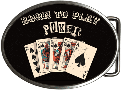 Texas Poker Cards Game Belt Buckle. Code: A0248LO