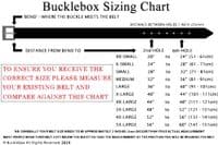 Union Jack  Reversed Flag Antique Black Embossed Full Grain Leather Belt . 1½