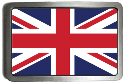 Union Jack UK Flag  Belt Buckle. code: A0267