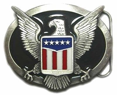US American Eagle Belt Buckle. Code AD4