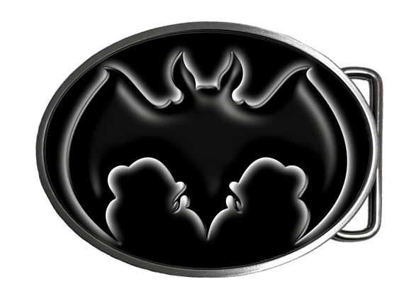 Vampire Bat Belt Buckle. Code A0187