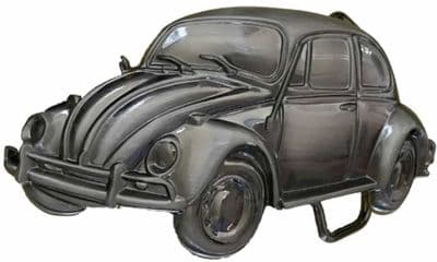 VW Antique Beetle Officially Licensed Belt Buckle with display stand and presentation box. Code VW12