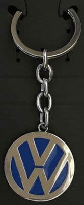 VW Blue Logo Officially Licensed Keyring Chain with presentation box. Code VW15