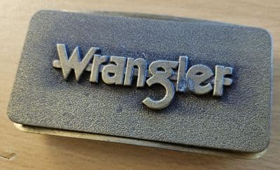 Wrangler Antique Belt Buckle. Code LPR022