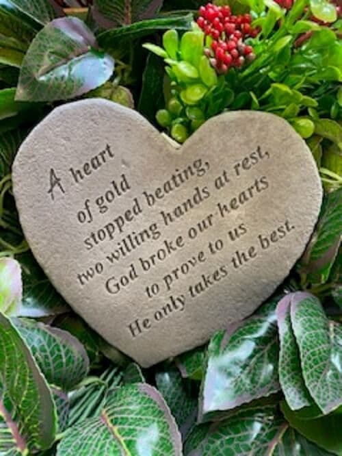 A Heart Of Gold Stopped Beating Memorial Heart