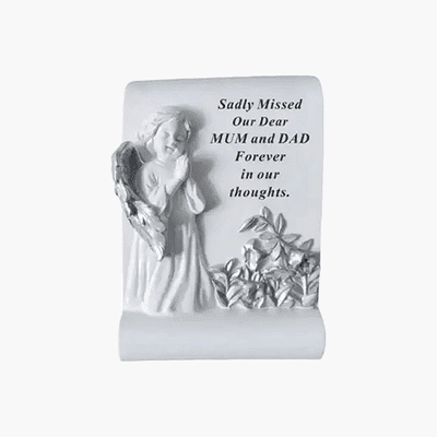 Angel  Memorial  &  Other Ornament Plaques