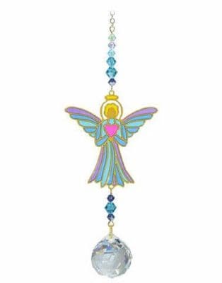 Angel with heart - AURORA Suncatcher