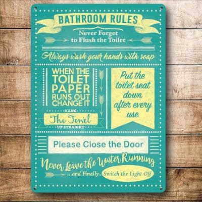 Bathroom Rules