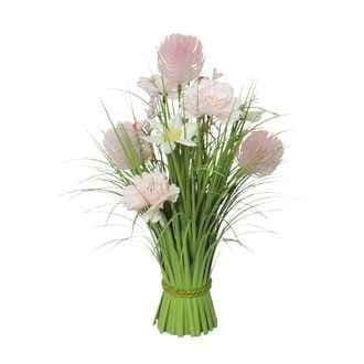 Bauhinia and Bromelia Faux Flower Bundle 40 cm