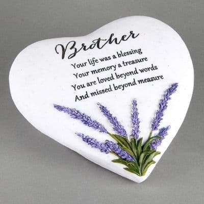 Brother  Lavender Memorial Heart