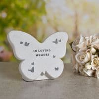 Butterfly Plaque  In Loving Memory