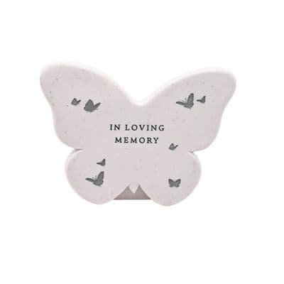 Butterfly Plaque  In Loving Memory