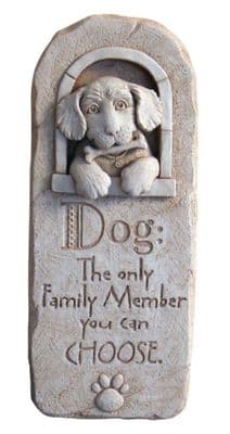 Carruth Family Dog Plaque