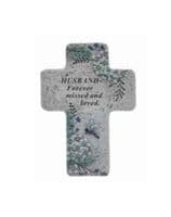Cross Resin Memorial Plaque