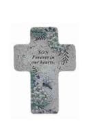 Cross Resin Memorial Plaque