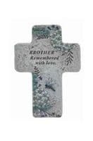 Cross Resin Memorial Plaque