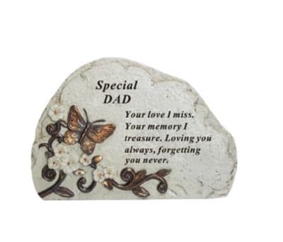 Dad Butterfly Memorial Plaque
