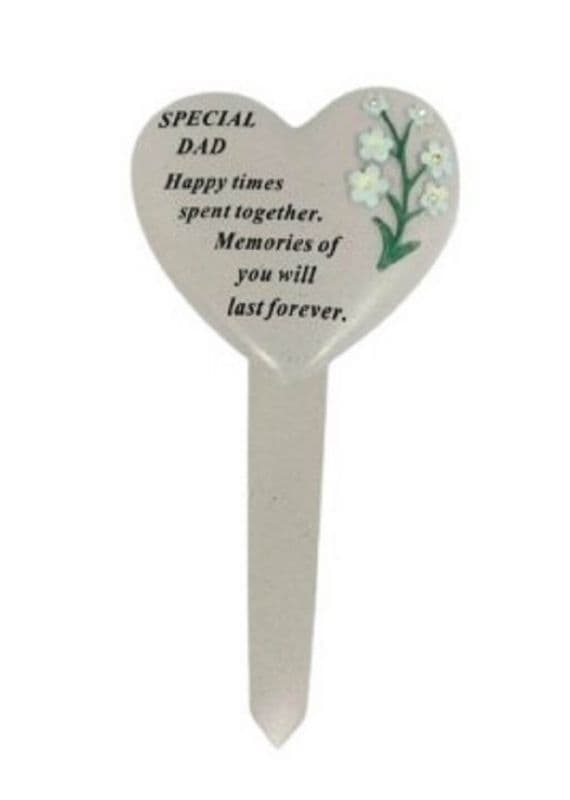 Dad Forget Me Not Grave Marker