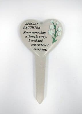 Daughter Forget Me Not Stake