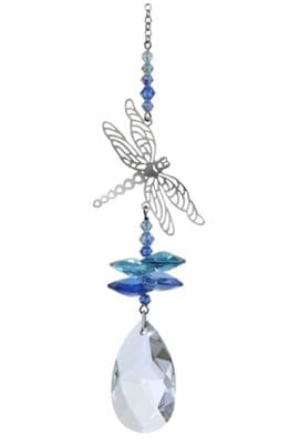 Dragonfly Hanging Ornament Royal  Blue