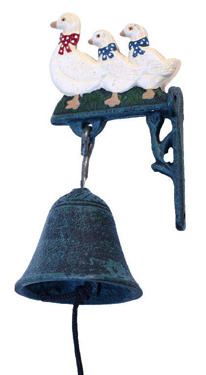 Duck Family  Small Wall Bell