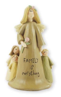 Family Is Everything Angel Figure
