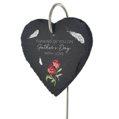 Fathers Day Slate Memorial  Grave Marker