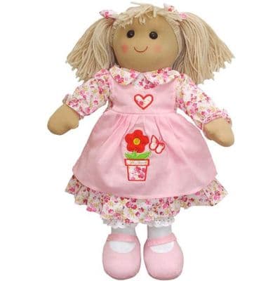 Flower Pot Dress Rag Doll