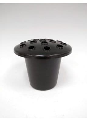 Grave Pot Black Lid