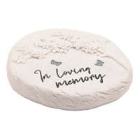 Graveside Round Stone - Loving Memory