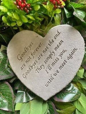 Great Thoughts Hearts. Goodbyes Are Not Forever....