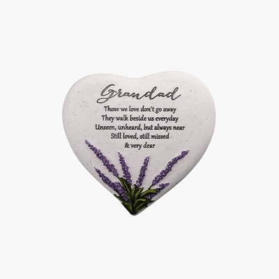 Heart Shaped Memorial Plaques